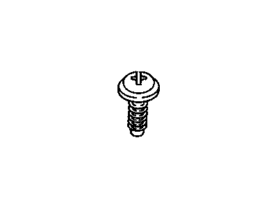 Buick 588546 SCREW,ROUND HEAD CROSS RECESS TAP W/WASHER FACE 8-18X.4451410 CITIZENS BAND