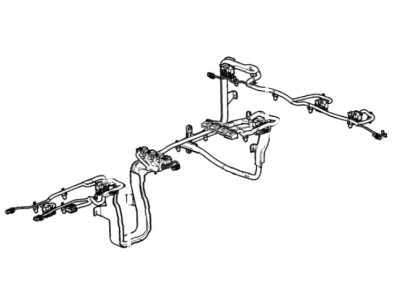 Chevy 23352089 HARNESS,AUXILIARY BATTERY WIRING(LV/HV SECTION 1,2 AND 3)(16/4 WAY CONNECT)