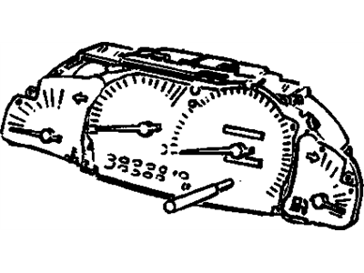 Chevy 15238346 CLUSTER,INSTRUMENT(BLACK APPLIQUE)