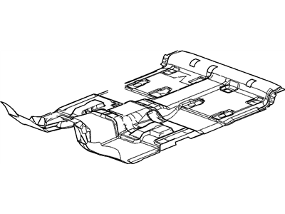 Chevy 22870915 CARPET,FLOOR PANEL(EBONY)