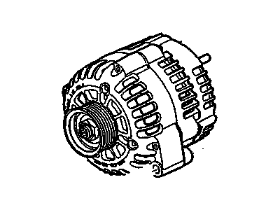 Chevy 20989650 GENERATOR,(USE TOGETHER WITH 98072072 PULLEY FOR BELT LINE-UP)