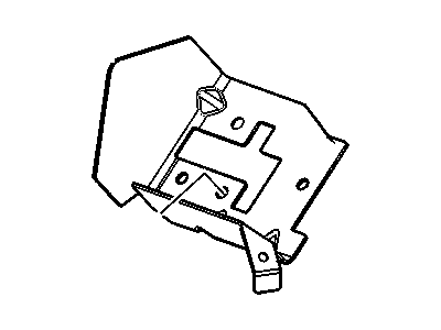 GMC 97381302 BRACKET,GLOW PLUG RELAY(INCLUDES 8,9)