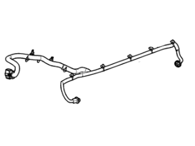 Chevy 23163227 HARNESS,REAR OBJECT ALARM SENSOR WIRING(CAVITIES FOR INLINE 6,7,9,10 POPULATED)