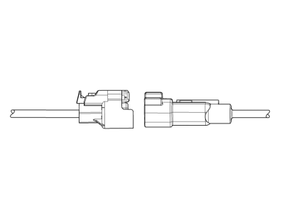 Chevy 22836728 CONNECTOR KIT,WIRING HARNESS(BLACK)(2-WAY MALE)(SEALED)(CONTAINS 3 CLIPS, 1 CONNECTOR)