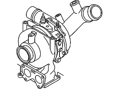 GMC 19329915 TURBOCHARGER,COMPRESSOR AIR INTAKE(SEE GROUP 03 "TURBOCHARGER ASSEMBLY" FOR DETAILED ILLUSTRATED VIEW)(REMANUFACTURED-NOT FOR SALE WHERE IMPORTS ARE RESTRICTED)