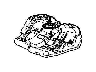 Pontiac 15892001 TANK,FUEL(REQ 4 RIVET P/N 10385056 WHEN TRANSFER/REPLACING HEAT SHIELD)