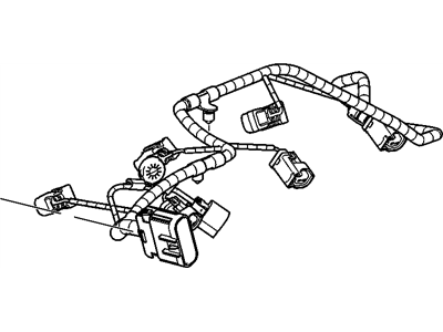 Chevy 12604487 HARNESS,FUEL INJECTOR WIRING