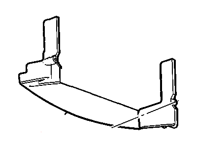 Chevy 42391577 BAFFLE,RADIATOR AIR LOWER