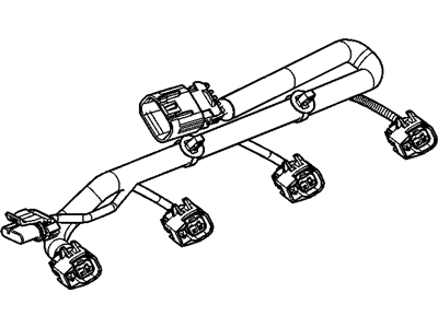 Chevy 12604950 HARNESS,FUEL INJECTOR WIRING