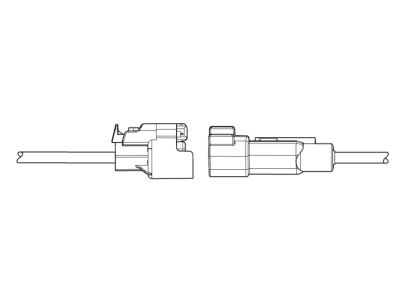 Chevy 13587298 CONNECTOR KIT,ENGINE WIRING HARNESS(HEATED OXYGEN SENSOR - BANK 1 SENSOR 1)(GRAY)(4-WAY FEMALE)(W/LEADS)(SIDE ELECTRIC CODE: B52C)