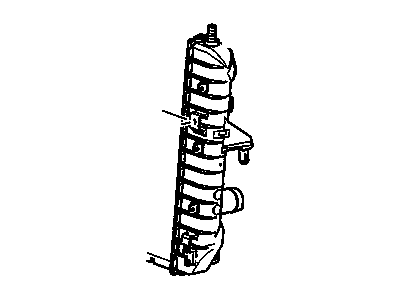 Cadillac 25769585 RADIATOR,(SEE GROUP 01.000 "RADIATOR ASM" FOR DETAILED ILLUSTRATED VIEW)(INCLUDES 18)