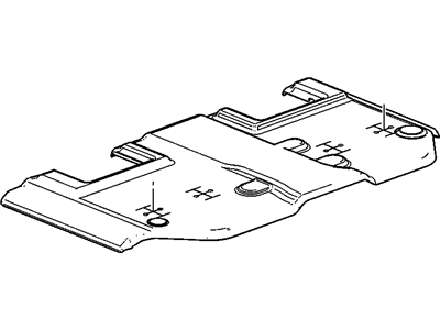 GM 22951872 Carpet Assembly, Intermediate Floor Panel *Dune