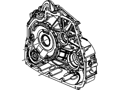 GMC 24257330 HOUSING,TORQUE CONVERTER & DIFFERENTIAL(FOR FWD TRANS REGULAR PRODUCTION OPTION MH2,M7W,M7V,SERVICE TOGETHER WITH 19258265)