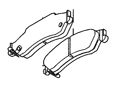 GMC 19332542 PAD KIT,REAR DISC BRAKE