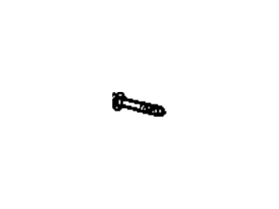 Cadillac 11519149 BOLT,REAR SUSPENSION TRAILING ARM(REAR)(M14X2X90,34THD)(30.5OD)(6.172)