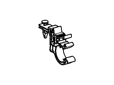 Chevy 11562325 CLIP,FRONT BRAKE PIPE(12.0 DIAMETER X 111.4X17)(HOLDS (4)6.35DIA TUBE,(1)5.0 DIAMETER TUBE,A 17 DIAMETER & 33 DIAMETER HARNESS)