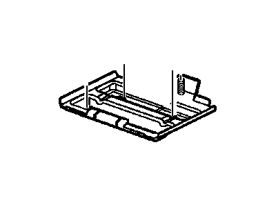 Chevy 15686249 TRAY,BATTERY(INCLUDES NUTS, STUD, SUPTS & TRAY)(INDIVIDUAL COMPONENTS NOT SOLD SEPARATELY)