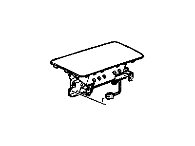 Chevy 84320476 AIRBAG,INSTRUMENT PANEL(EBONY)(SINGLE LEVEL)(MATING CONNECT USE 15306300)(14.865)