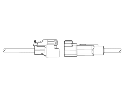 Chevy 19368140 CONNECTOR KIT,ENGINE WIRING HARNESS(FUEL INJECTOR 3)(BLACK)(WIRE SIZE 2.5MM2)(2-WAY FEMALE)(W/LEADS)(SIDE ELECTRIC CODE: Q17C)