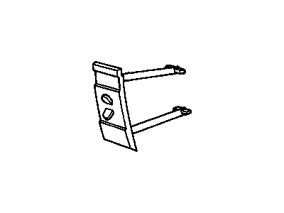 GM 12337829 Retainer,Body Rear Molding