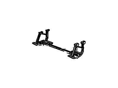 Cadillac 15824318 PLATE,FRONT BUMPER IMP BAR SKID(RADIATOR SUPPORT)(7.831)