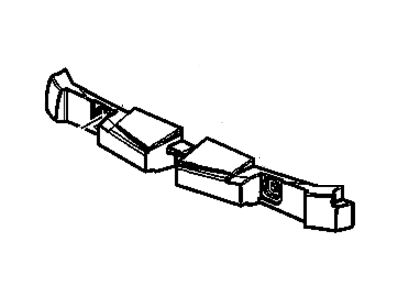 GM 10354981 Absorber, Front Bumper Fascia Energy