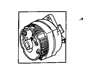 Chevy 10463185 GENERATOR, REMANUFACTURED 100 AMP (K60)(1991 RV3 W/5.7L)