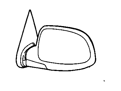 Chevy 25876716 MIRROR,OUTSIDE REAR VIEW(INCLUDES 2,5)