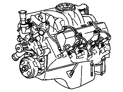 Chevy 88894126 ENGINE,DIESEL (SERVICE)