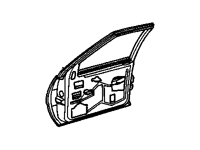 GM 12503300 Door Shell, Front Passenger Side GM 12503300 Door Shell, Front Passenger Side