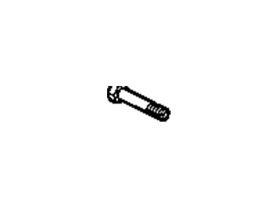 Chevy 11562268 SCREW-PAN,M6X1X72,16 THREAD,11.75 OUTSIDE DIAMETER,9.8,6280M,TORX,MACHINE(PICK UP BOX END GATE LATCH HANDLE BEZEL)