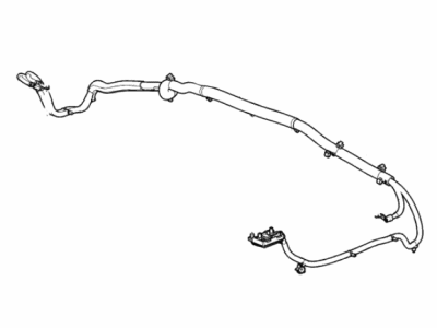 GMC 84494555 CABLE,BATTERY POSITIVE(PART OF 17)(6")(SHORT & HAS NO PLASTIC CHANNEL. PLEASE SEE LABEL.)