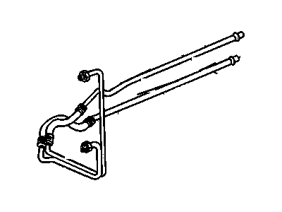 Chevy 12472286 HOSE, ENGINE OIL COOLER OUTLET (K1,2,309 W/5.7K,GT4,GU6,KC4 EXCEPT 5A5,5A6)(INCLUDE ITEMS #15,16)(ALSO ORDER #12)