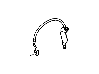 Chevy 15884692 HOSE,REAR BRAKE(AT CALIPER)(INCLUDES 4,14)