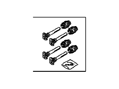 Chevy 93740249 PIN,FRONT BRAKE CALIPER PISTON COTTER(PART OF 1)