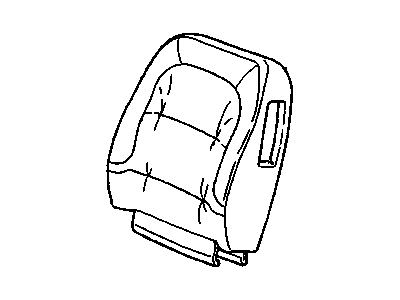 Buick 89045207 COVER,DRIVER SEAT BACK(NEUTRAL)