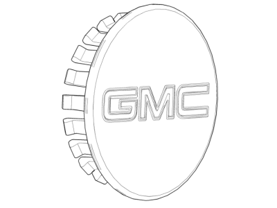 GMC 23357064 CAP,WHEEL TRIM(BLACK)(GMC)