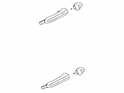 Chevy 84042546 HANDLE KIT,FRONT & REAR SIDE DOOR OUTSIDE(INCLUDES 2-7)(SUMMIT WHITE)(INSTALL 1.20)(0.5322 KG)(10.527)