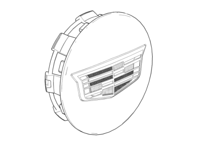 Cadillac 84479912 CAP PKG,WHEEL TRIM(INCLUDES 1)(INSTALL 0.10)(0.1800 KG)