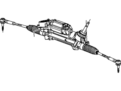 Chevy 84216769 GEAR,ELECTRIC DUAL PINION RACK & PINION STEERING(CODE APS)(SEE GROUP 06 "STEERING GEAR ASM" FOR DETAILED ILLUSTRATED VIEW)