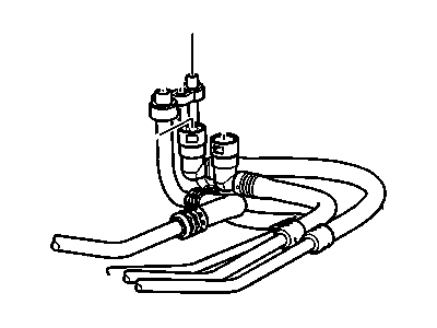 GM 89024929 Hose Asm,Auxiliary A/C Evaporator & Auxiliary Heater