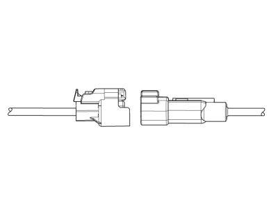 Chevy 19333318 CONNECTOR KIT,BODY WIRING HARNESS(WINDOW MOTOR - REAR)(BLACK)(7-WAY FEMALE)(W/LEADS)(SIDE ELECTRIC CODE:  M74RR)