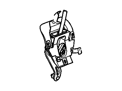 GM 25847090 Lever Assembly, Transfer Case Control