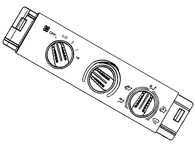 GMC 16199545 BULB,HEATER & A/C CONTROL LAMP(CODE 9545U)(9.276)