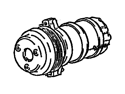 Buick 89019360 COMPRESSOR,A/C(INCLUDES O-RINGS, W/CLUTCH, H6)(SEE 9.000 GROUP "A/C COMPRESSOR" FOR DETAIL ILLUSTRATED VIEW)