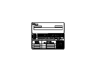 Saturn 19206432 LABEL KIT,VEHICLE CAPACITY WEIGHT & TIRE INFORMATION(SPANISH LABEL FOR MEXICO)(QTY 10 PER KIT)(BLANK)