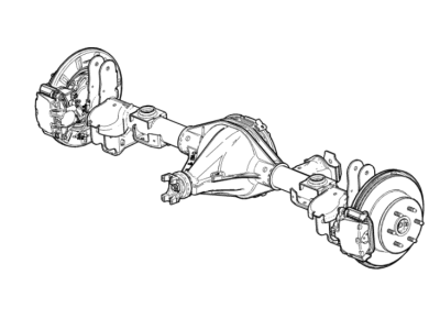 Cadillac 23404619 AXLE,REAR(CODE AB4P)