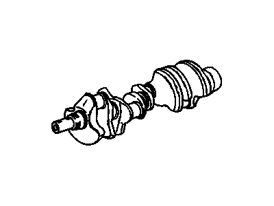 Chevy 12641693 CRANKSHAFT,(INCLUDES 122,123,140)(USED W/POLYMER COATED RED BEARING SURFACES BRNG PNS 19257825(STAMPED 12639738&12639739)&CONNECT ROD BEARING 19257826(STAMPED 12639737)(FOR 1ST DESIGN SEE 12598610)