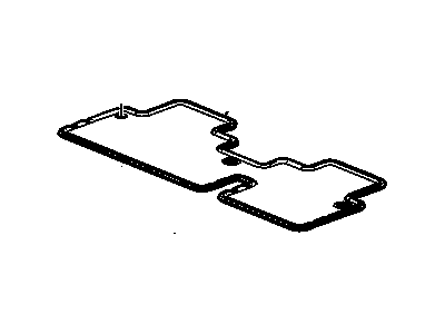 Saturn 25942938 MAT PKG,REAR CARPET(INCLUDES 2,3)(TITANIUM)(INSTALL 0.10)(0.906 KG)(16.800)(W/QUARTER TURN RETAINER)(FOR 1ST SEE 25942938)