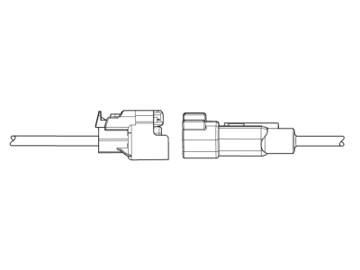 GM 13576413 Connector,Sensor, Camshaft Position *Gray